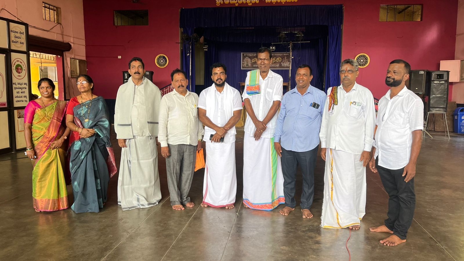 ಕಾಂಗ್ರೆಸ್ ಅಧ್ಯಕ್ಷ ಶಂಕರ್ ಎ ಕುಂದರ್ ಅಮೃತೇಶ್ವರಿ ದೇವಳಕ್ಕೆ ಭೇಟಿ