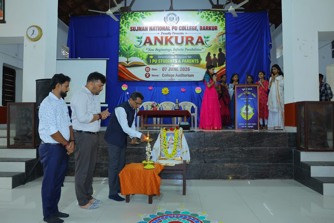 ಬಾರ್ಕೂರು: ಸುಜ್ಞಾನ ನ್ಯಾಷನಲ್ ಪಿಯು ಕಾಲೇಜಿನ ಪ್ರಥಮ ಪಿಯು ವಿದ್ಯಾರ್ಥಿಗಳಿಗೆ ‘ಅಂಕುರ’ ಓರಿಯಂಟೇಶನ್ ಕಾರ್ಯಕ್ರಮ